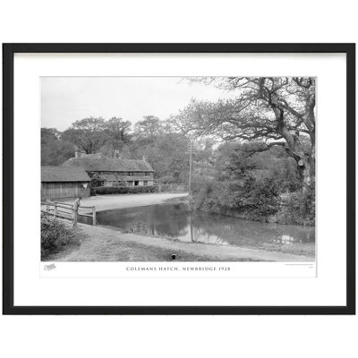 Colemans Hatch, Newbridge 1928 by Francis Frith - Single Picture Frame Print
