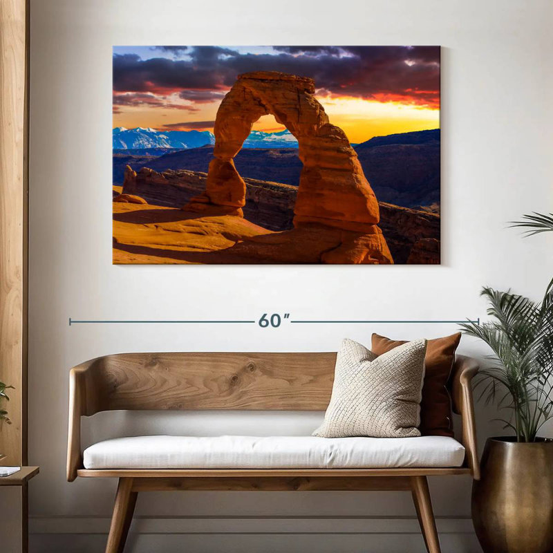 Alvord Arches National Park, coucher de soleil, H 32 po x l 48 po