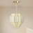 Abbington Gatsby 4-Tier Capiz and Metal Chandelier-1007695661