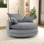 Fauteuil demi-tonneau rotatif 57,3 po-335669962