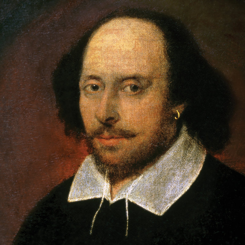 Reproduction d'art encadrée William Shakespeare, H 31,25 po x l 26,25 po x P 1,875 po