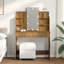 Micsunel Dressing Table with Mirror-980872026