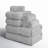 Renata 8 Piece 800 GSM Certified Egyptian Cotton Towel Set -232808605