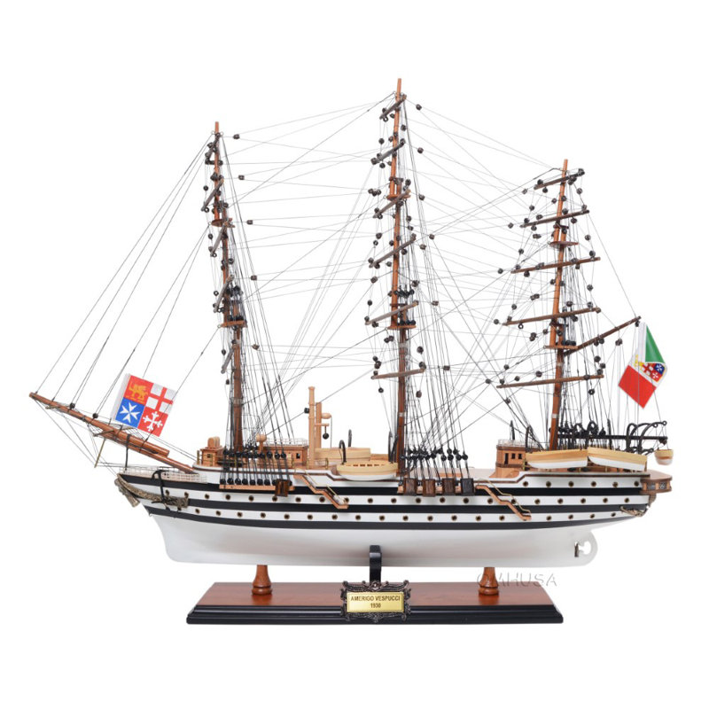 Ligne moyenne américan peinte Amerigo Vespucci