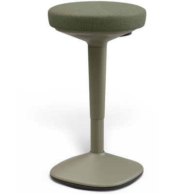 Tabouret oscillant – Tabouret de bureau actif réglable en hauteur, perchoir d'équilibre ergonomique sans dossier, mouvement à 360°, vert
