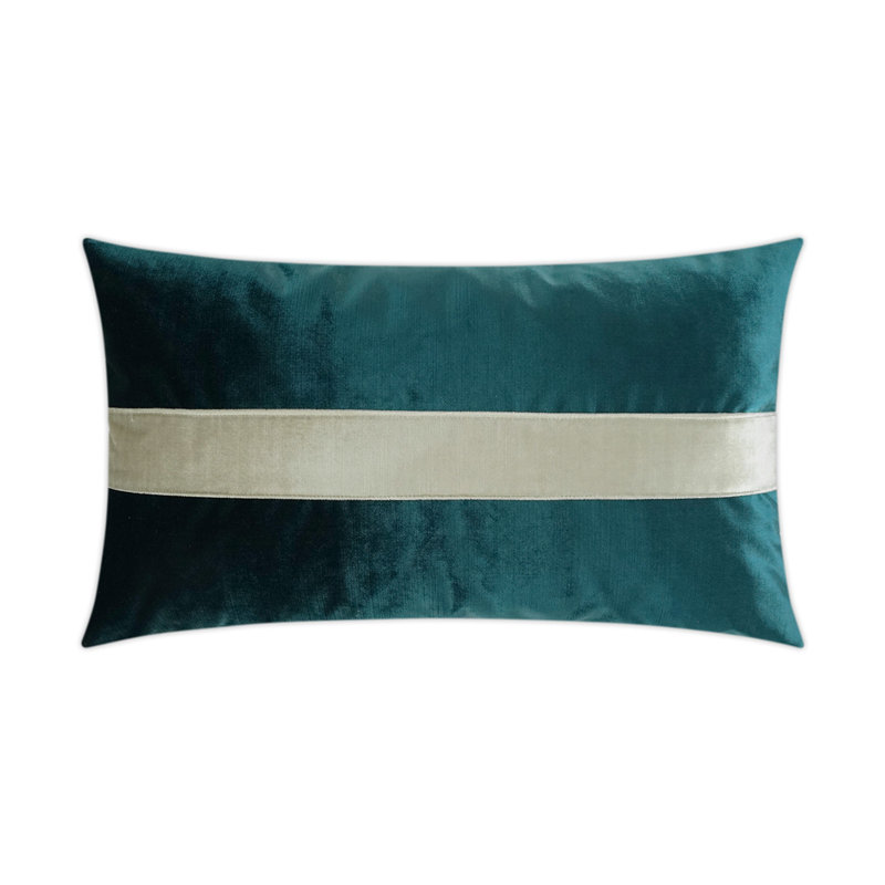 Iridescence Band Decorative Pillow, Baltic, Rectangle 14"H x 24"W