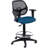 Backed Adjustable Height Ergonomic Lab Stool with Footring Wheels-1335032083