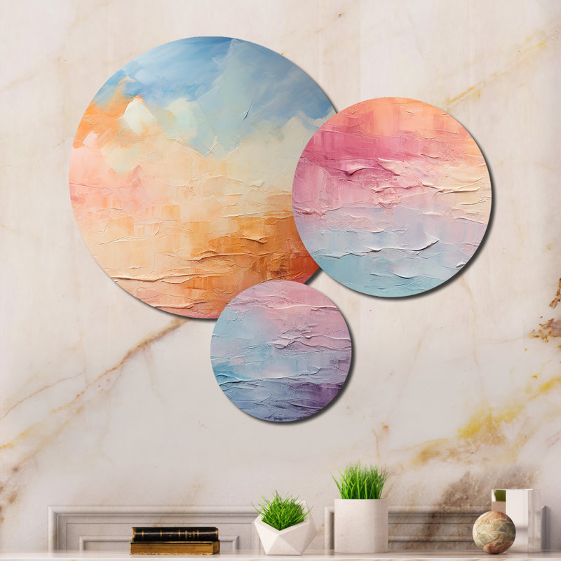 Ensemble de 3 décorations murales 3 nuages