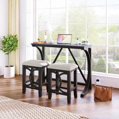 3-Piece Counter Height Dining Table Set