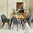 Shivani 7-Piece 63'' Rectangular Dining Set with Upholstered Chairs-105494034-105494033