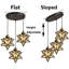 Lustre 3 lumières glam avec étoile de verre-1702191856-1683313774