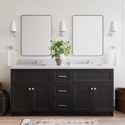 Paulla 72'' Double Bathroom Vanity Base Only