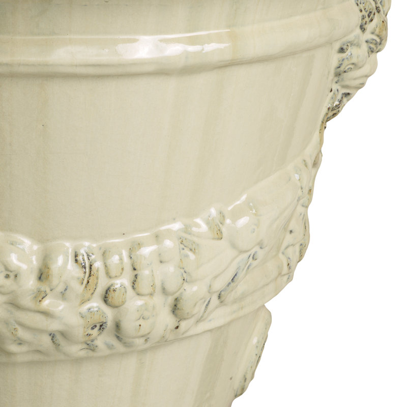Toulon Ceramic Planter, Sand