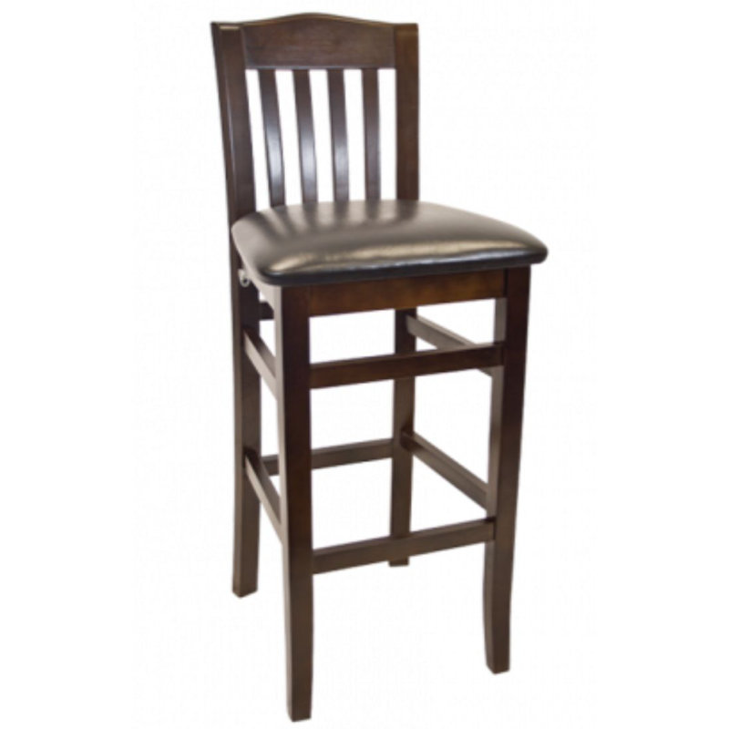 Tabouret 30 ", Noyer