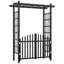 85 po Tonnelle de jardin en PVC avec barrière-112742359