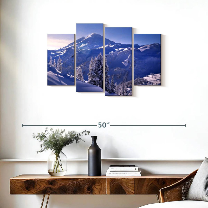 Alvord, mont Baker, soleil d'hiver, H 22 po x l 36 po