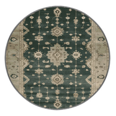 Machine Washable Overdyed Grey Area Rug