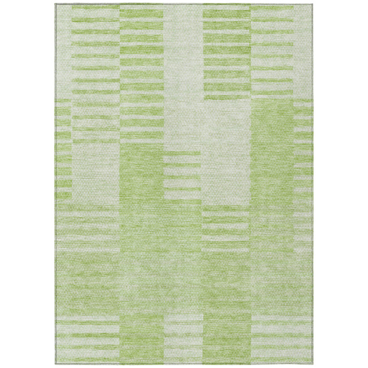 Lavonia Washable Striped Indoor / Outdoor Rug