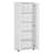 Tall Bathroom Storage Cabinet With Two Doors-1018999069