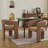 Modern Upholstered Barrel Dining Armchair-1401967618