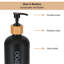 Distributeur de shampooing noir mat 17 fl (500 ml)-121447621