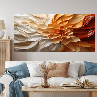 Sunlit Spiral Framed On Canvas Print
