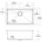 Crosstown 16 Gauge 31" L x 19" W Undermount Kitchen Sink Kit