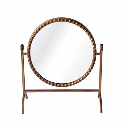 Miroir de table en verre 10 po