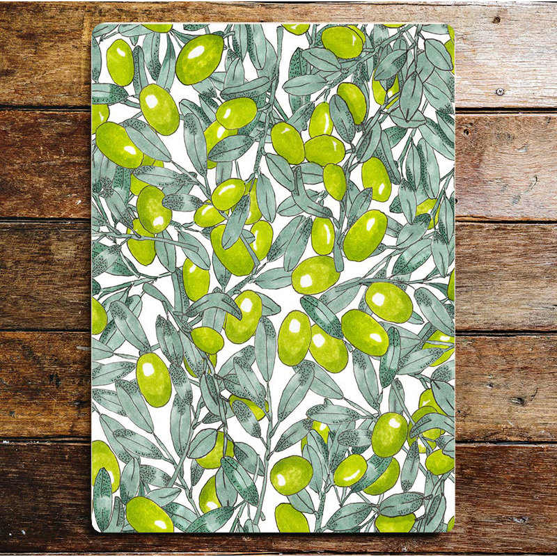 Food & Beverage Wall Decor on Metal, 25cm H x 20cm W