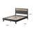 Bed Frame With Rattan Headboard-159038342