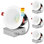 4" Regressed Selectable CCT New Construction LED Canless Recessed Lighting Kit