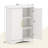 Floor Storage Cabinet Modern Storage Organizer with Adjustable Shelves &2 Doors-1777896574