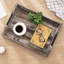 50.8 cm Solid Wood Ottoman Serving Tray