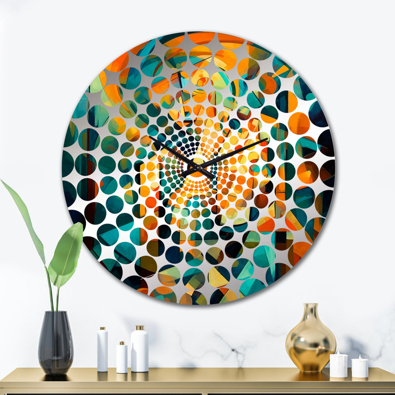 Horloge murale de style cubique mitsuyé, Grand