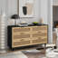 Armoire de rangement en rotin 6 tiroirs-1180470532-1180470531