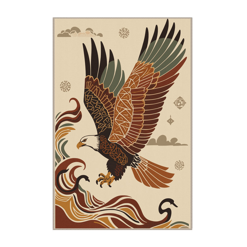 Tapis oriental doux et moelleux de style oriental Great Spirit - beige, 4 x 6