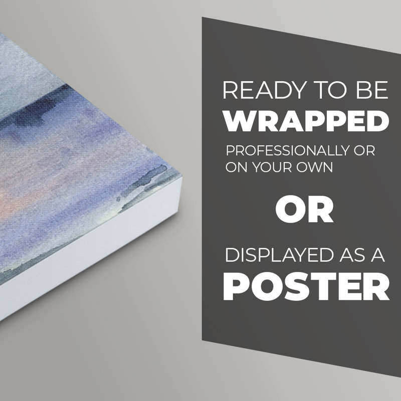 Prism Seascape I - Impression sur toile seulement - NON-CADRE, H 27 po x l 18 po