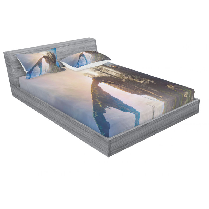 Microfiber Sheet Set, Full Sheet Set with Fitted Sheet