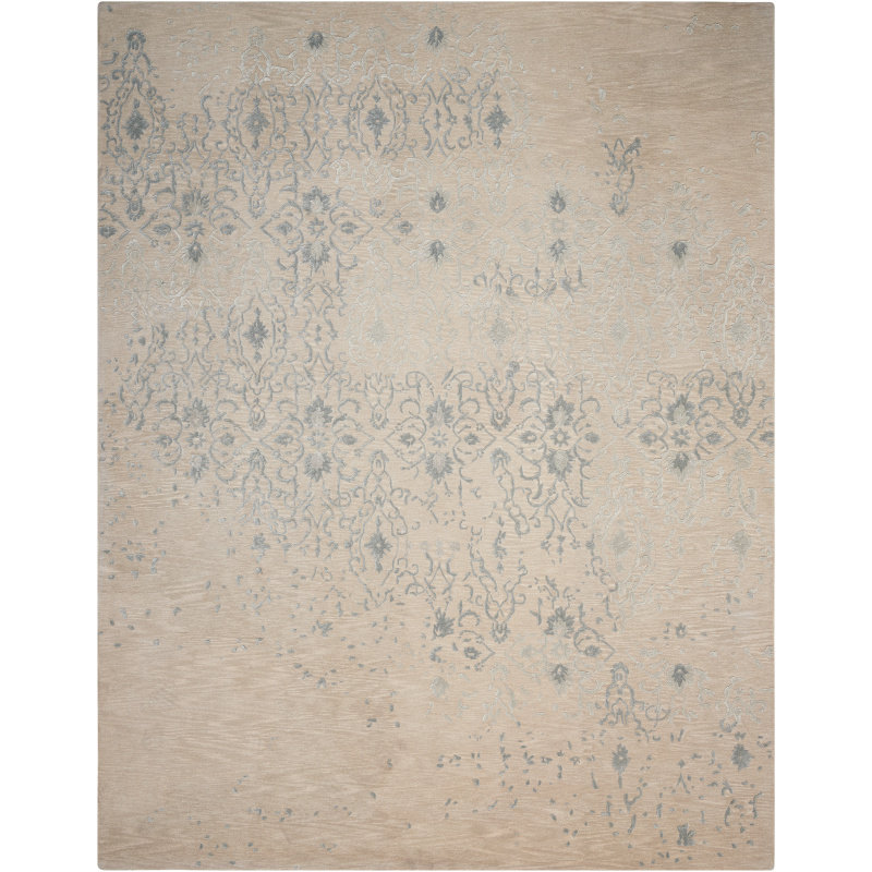 Lennear Wool Abstract Indoor Rug, Rectangle 7'9" x 9'9"
