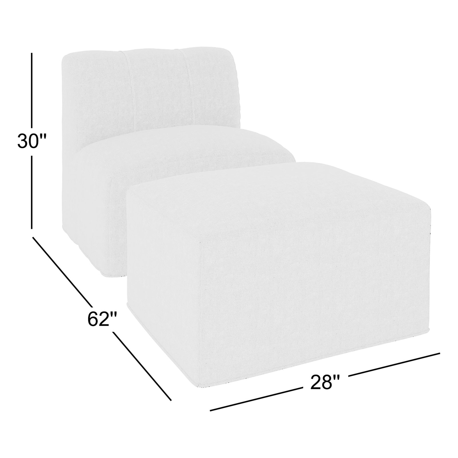 Praia Sunbrella® Patio Seating Group, Cast Silver Sunbrella®