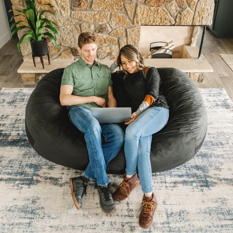 Best Secret Santa Gift Ideas: Home Comfort and Relaxation - Big Joe Extra Large Memory Foam Bean Bag Sofa