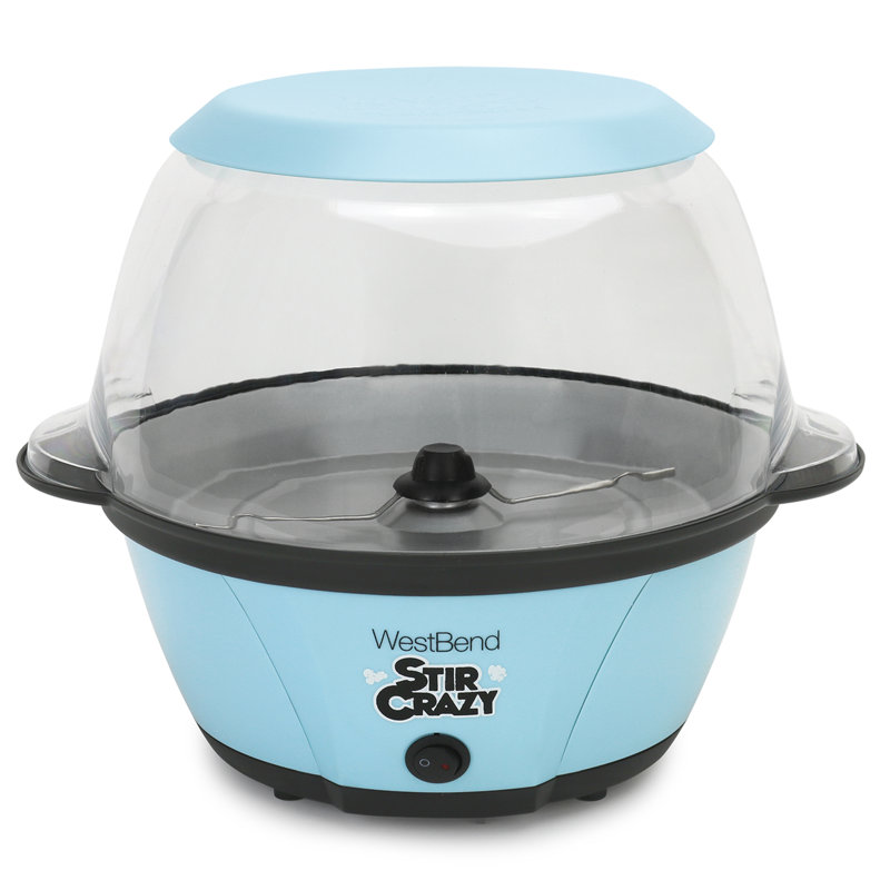 Machine à maïs soufflé West Bend Stir Capacité, Bleu