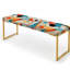 Banc rembourré Mid-Century-135551071