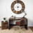 Hastings Solid Wood Top Metal Base Writing Desk