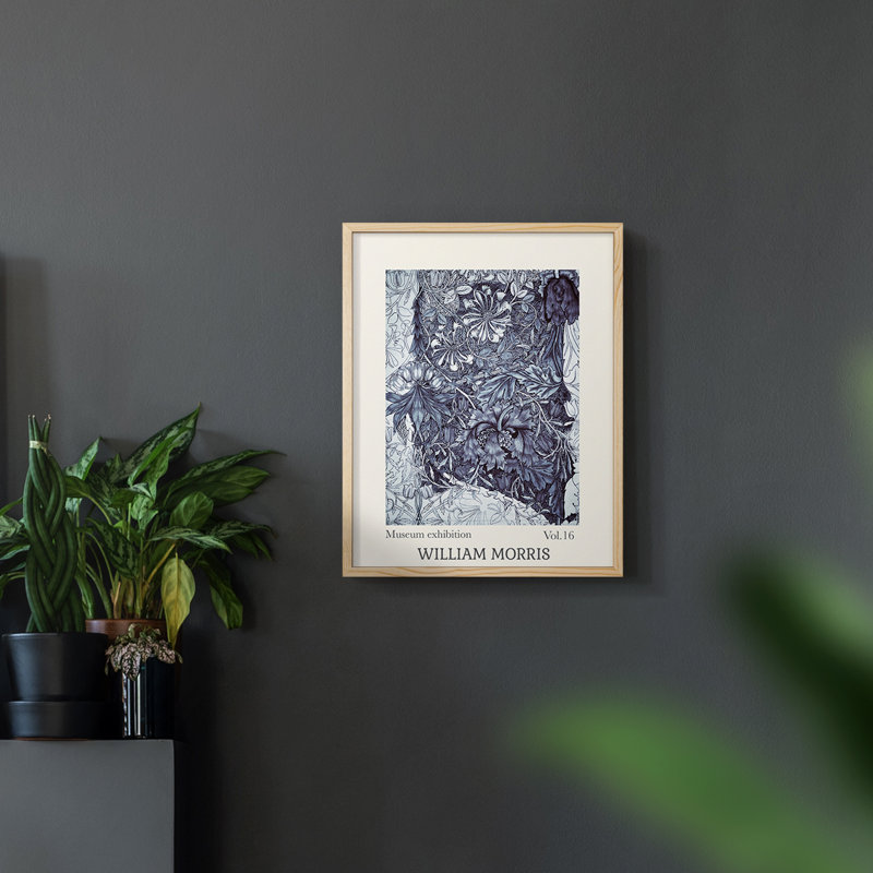 William Morris, reproduction encadrée LXIX, Naturel, H 14 po x l 11 po