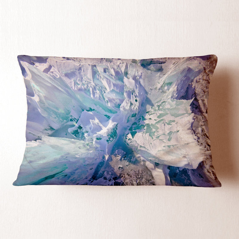 Coussin lombaire à motif paysage de baleines