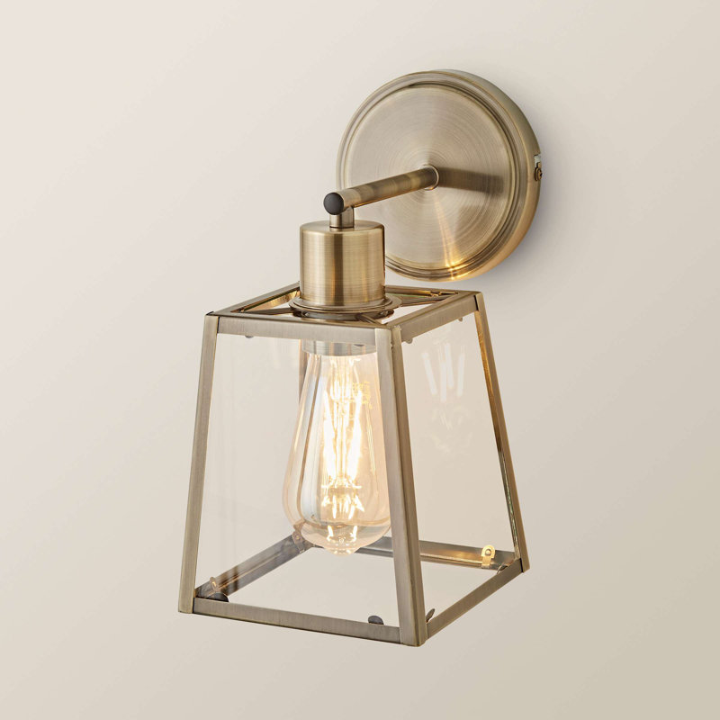 Aniva Armed Sconce, Brushed Brass, 2
