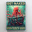 Octopus Get Naked - 1 Piece Rectangle Graphic Art " Octopus Get Naked - 1 Piece Rectangle Graphic Art Print On Wrapped Canvas "-795946083