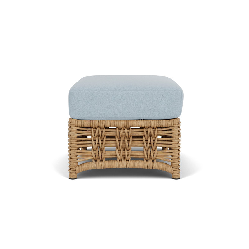 Magnolia Outdoor Ottoman, Unearth Dew