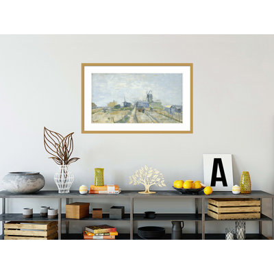 Montmartre: moulins et potagers par Vincent van Gogh - Impression sur toile
